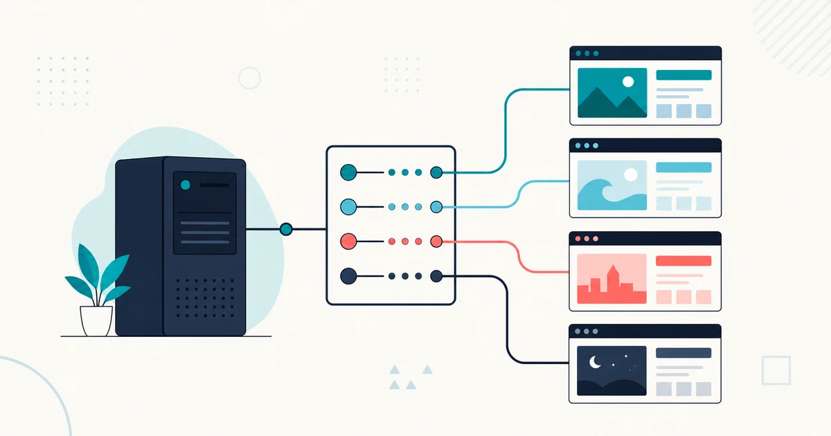 One Apache server routing requests to several Laravel project windows